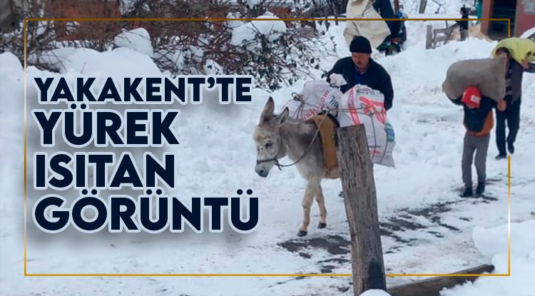 Yakakent'ten yürek ısıtan görüntü