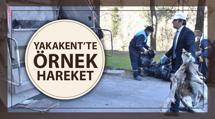 Yakakentli öğrencilerden örnek hareket
