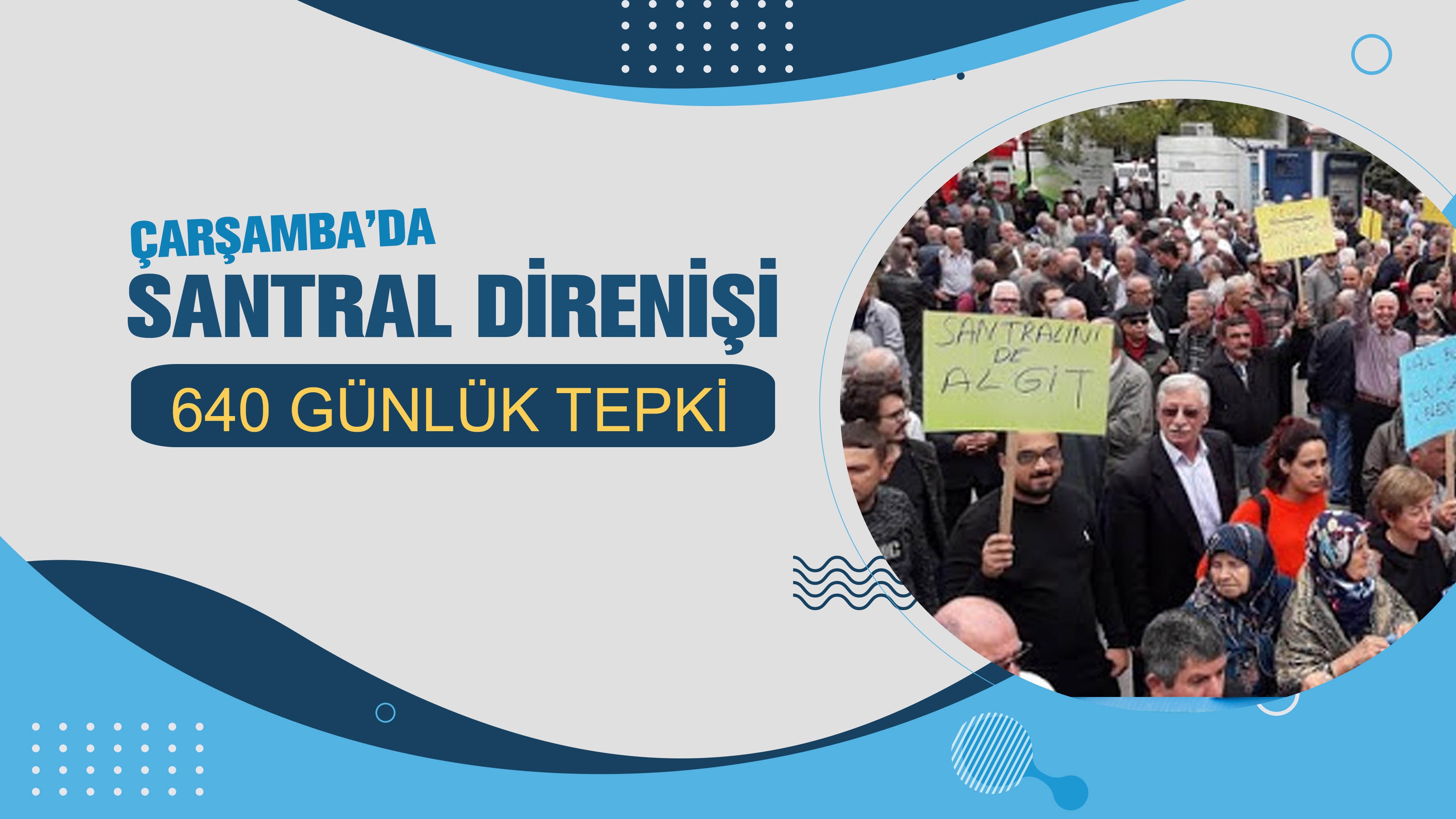 Yöre halkı şirketin ensesinde