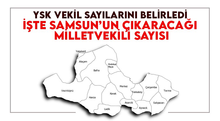YSK illerin milletvekili sayılarını belirledi