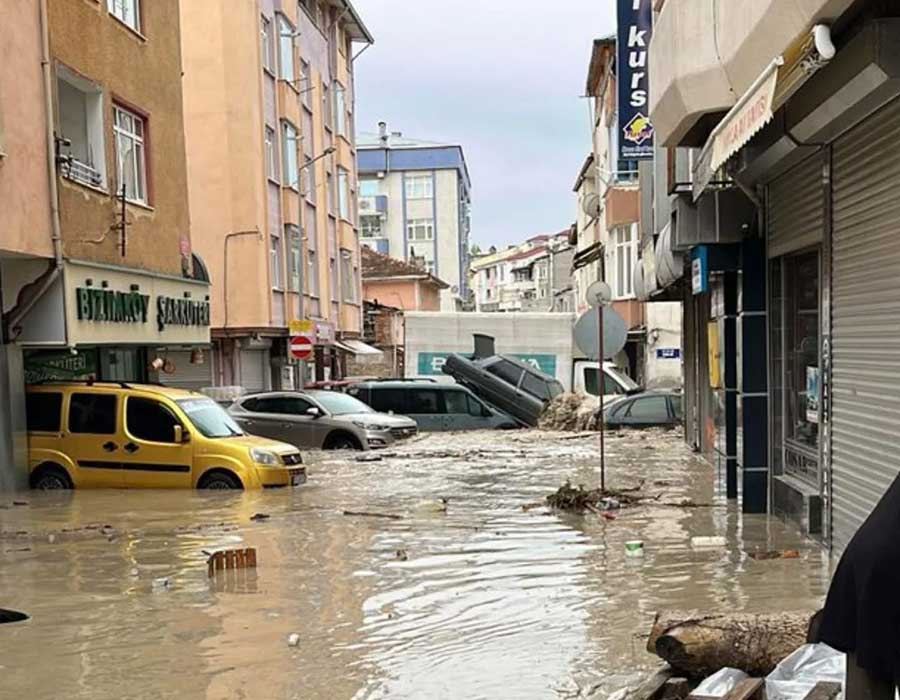 Havza'da Sel Felaketi