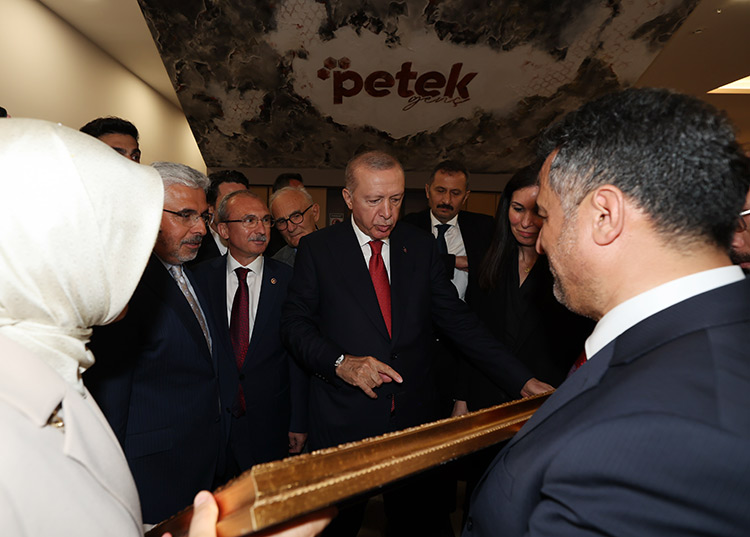 PETEK Genç Cumhurbaşkanı Erdoğan'ı Ağırladı